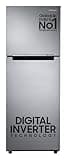 Samsung 236 L, 3 Star, Digital Inverter, Frost Free Double Door Refrigerator (RT28C3053S8/HL, Silver, Elegant Inox)