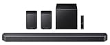 Samsung 580 W True 9.1.4 ch Full Surround Soundbar with Wireless Dolby Atmos | Center-Up-Side-Front Wide-Firing Speakers | Alexa | Wi-Fi | HDMI ARC | Optical in | Bluetooth (HW-Q930F/XL, Titan Black)