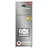 Bosch 243L 3 Star Inverter Frost free Double Door Refrigerator (CTC27S031I, 6-in-1 Convertible, 18 Hours Cooling Retention, Digital Display, Super Freeze, 80min Convert,Shiny Silver)