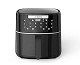 Bosch Crispmaxx Air Fryer 4.0L with Baking Tray, With Touch Panel,Smart Integrated System,With Adjustable Grid,6 Preset+ Preheat And Keep Warm Function, MAF240B5IN, 1350 Watts Black.