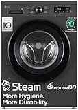 LG 7 Kg, 5 Star, DD Technology, Steam Wash, 6 Motion DD, Fully-Automatic Front Load Washing Machine (FHB1207Z2M, Allergy Care, In-Built Heater, Touch Panel, Middle Black)