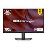 Dell SE2425HM 24"/60.96cm FHD Monitor, Ultra-Thin Bezels, 100Hz IPS Panel, 5 ms Response, Contrast 1000:1, Tilt Adjust, HDMI, VGA, Warranty 3 Years, Comfortview Plus, TÜV Rheinland 3-Star Eye Comfort