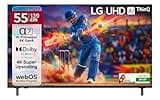 LG 139 cm (55 inches) UA82 AI Series 4K Ultra HD (3840 x 2160) Smart webOS LED TV 55UA82006LA