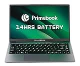 Primebook 2 Pro 2025 (New Launch) | 8GB RAM, 128GB UFS Storage | 14.1-Inch FHD IPS Display | 14 Hours Battery | MediaTek Helio G99 | Android 15 (PrimeOS 3.0) | Backlit Keyboard | in-Built AI (Gray)